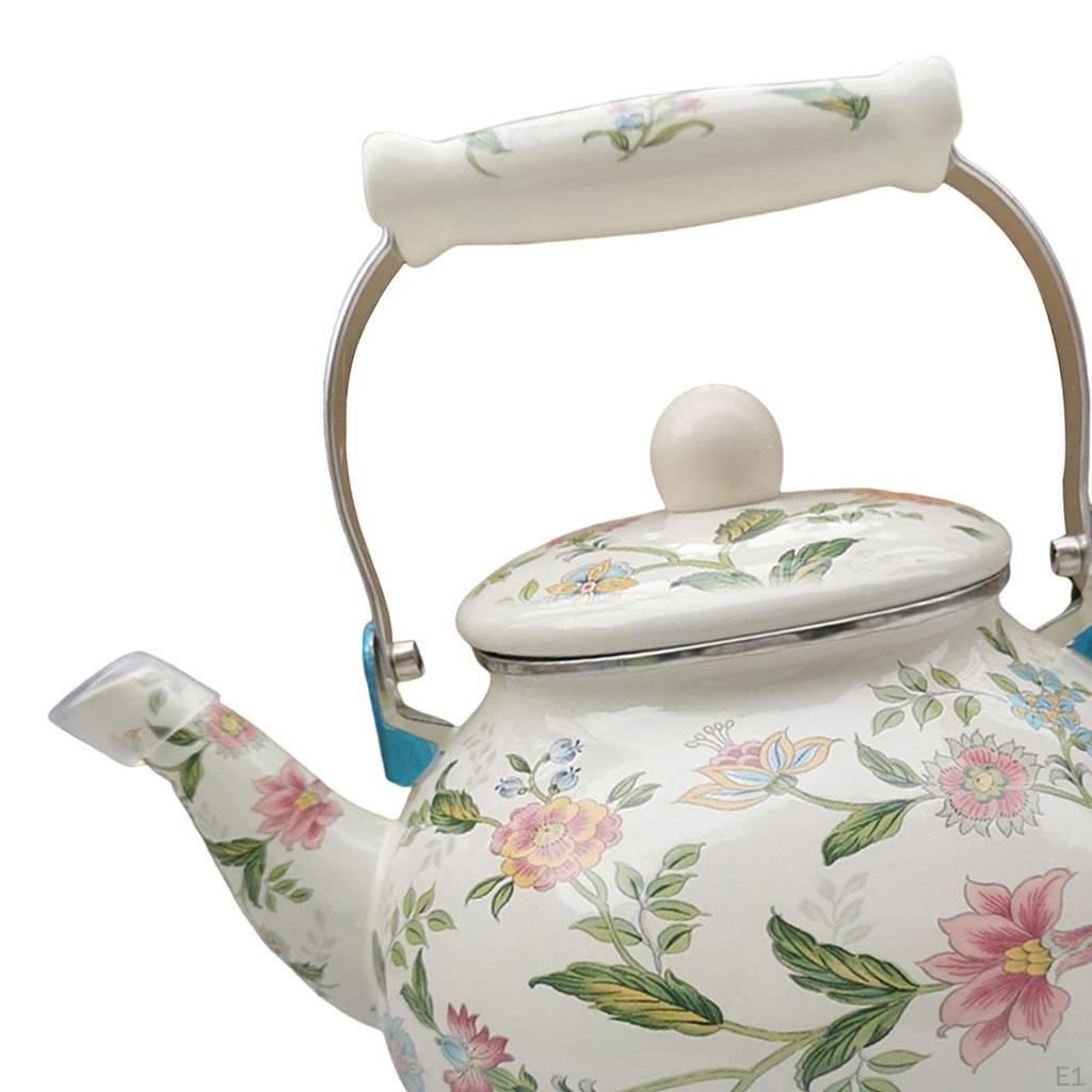 Эмалированный чайник для воды, кувшин для напитков, 2,5 л, заварной чайник, утолщенный для ресторана