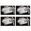Large Capacity Tray Roasting Tray Roasting Plate Kitchen Bakewares StainIess Steel Material Suitable for Outdoor Picnics