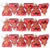 6-Piece 2.36-Inch Christmas Tree Topper & Hanging Ornament Set for Holiday Party Decor and Gifts