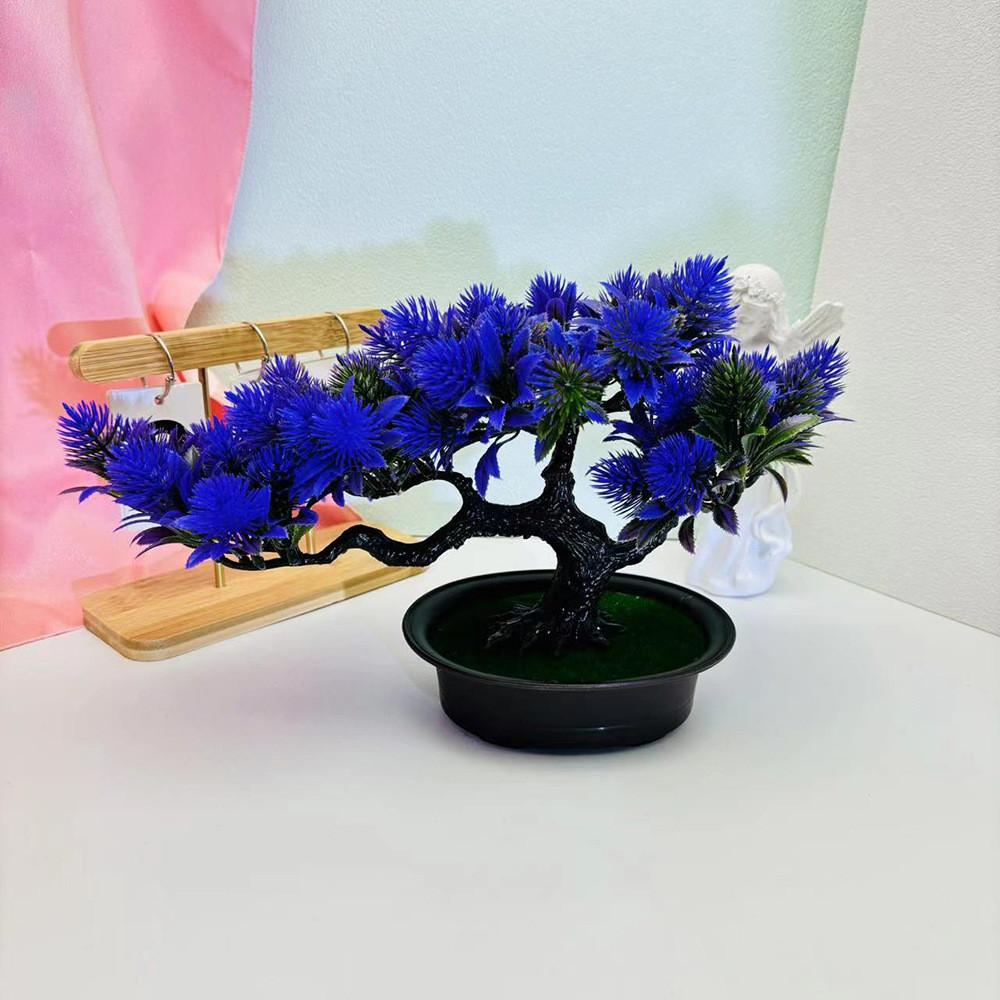 Greeting Pine Guests Artificial Tree Potted Plant For Garden And Office Display