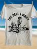 Men's Vintage Punk Rock TShirt Bold THE HELL I WON'T Slogan & Graphic Plus Size Soft Statement Shirt for Concerts Casual Wear Music Lovers Humorous Pr
