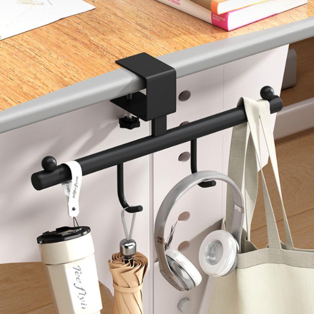 Adjustable Backpack Holder Carbon Steel Multipurpose Hook New Desk Hook Office Supplies