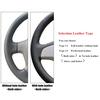 Чехол на руль автомобиля из искусственной кожи для Volkswagen VW Golf 4 Passat B5 1996-2003 Seat Leon 1999-2004 Polo