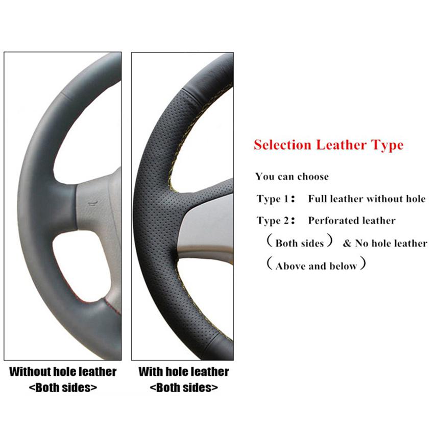 Чехол на руль автомобиля из искусственной кожи для Volkswagen VW Golf 4 Passat B5 1996-2003 Seat Leon 1999-2004 Polo