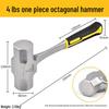 Compact Multifunctional Hammer: Claw, Woodworking, Nailing, Safety & Nail-Pulling Tool