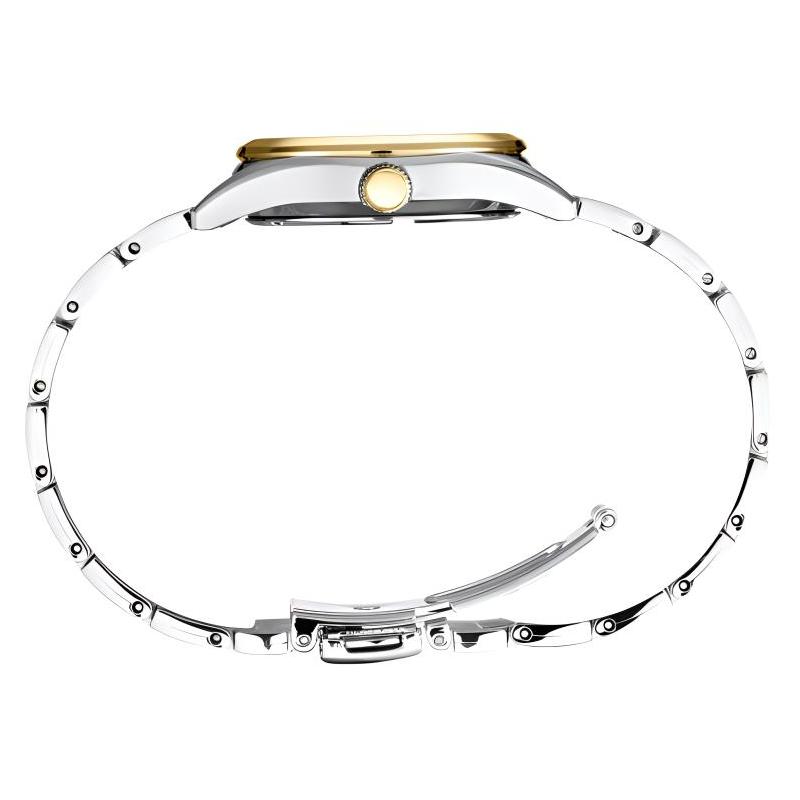 Seiko Серия Essentials Изысканные Простые Дата Календарь Стрелки LumiBrite Кварцевые Стальной Ремешок Женские Часы Перламутровый Циферблат SUR636
