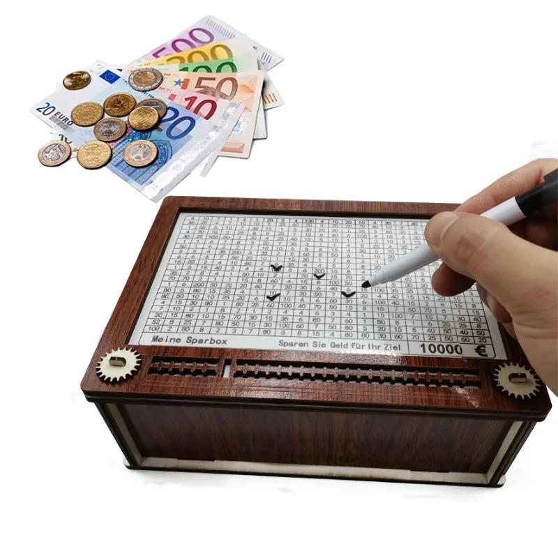 Копилка для взрослых и детей, деревянная копилка для мальчиков и девочек, копилка для взрослых со счетчиком, лучший подарок для друзей