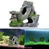 Aquarium Ornament Rock Mountain Stone Cave Fish Tank Decoration Small Terrain Landscape Accessories for Reptile