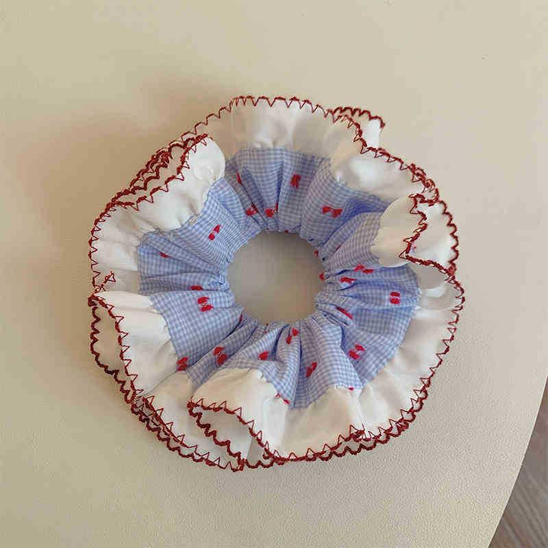 French-Korean Double-Layer Ballet Lace Extra Large Hair Scrunchie
