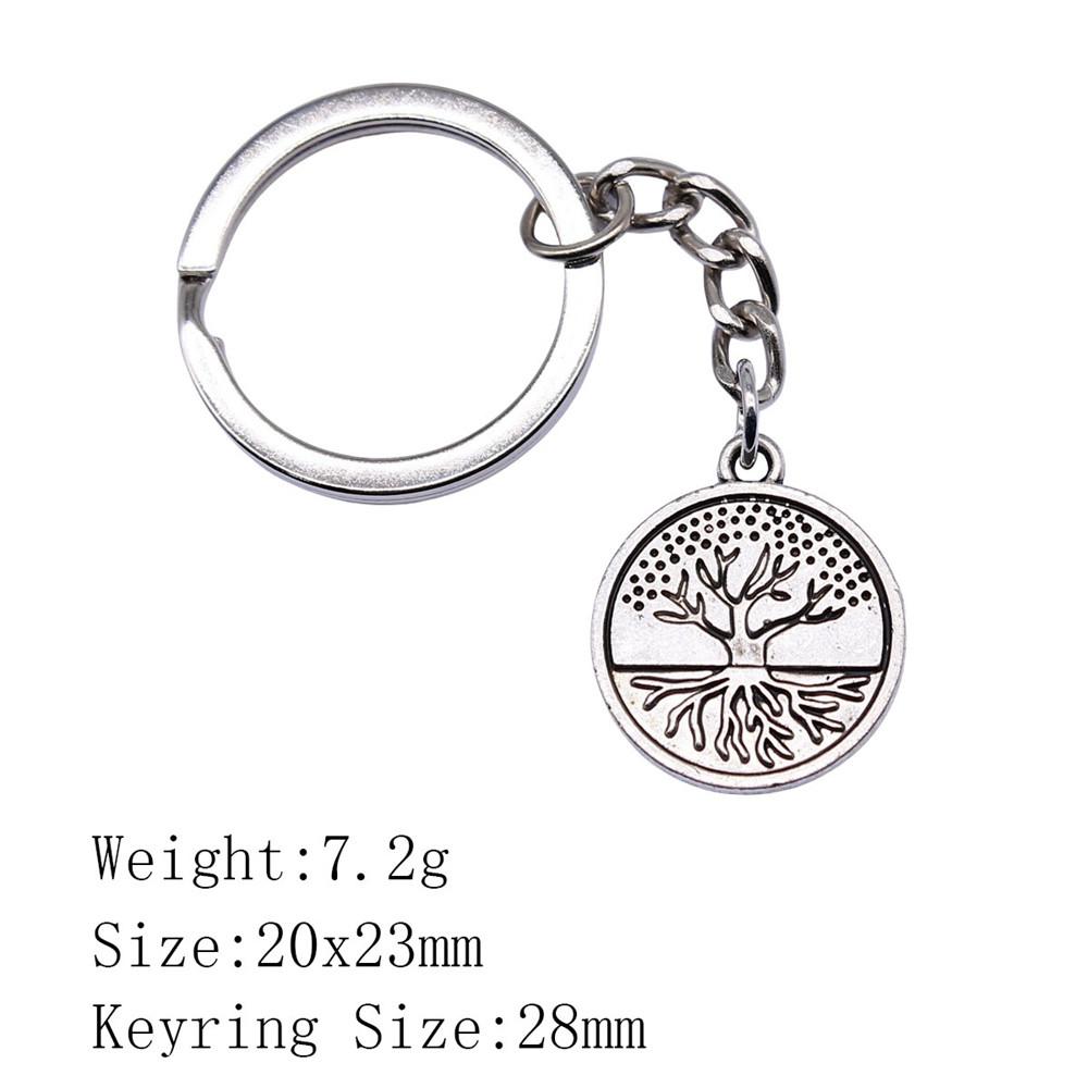 Birthday Gifts Men Keychain Tree Of Life Key Ring Biz Woman Chains