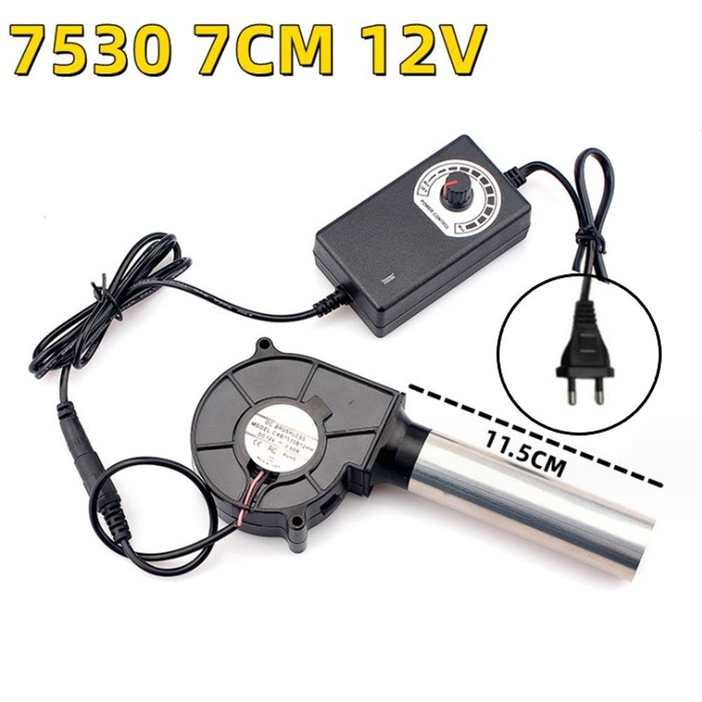 AC100-240V Barbecue Blower Fan Adjustable Speed Handheld