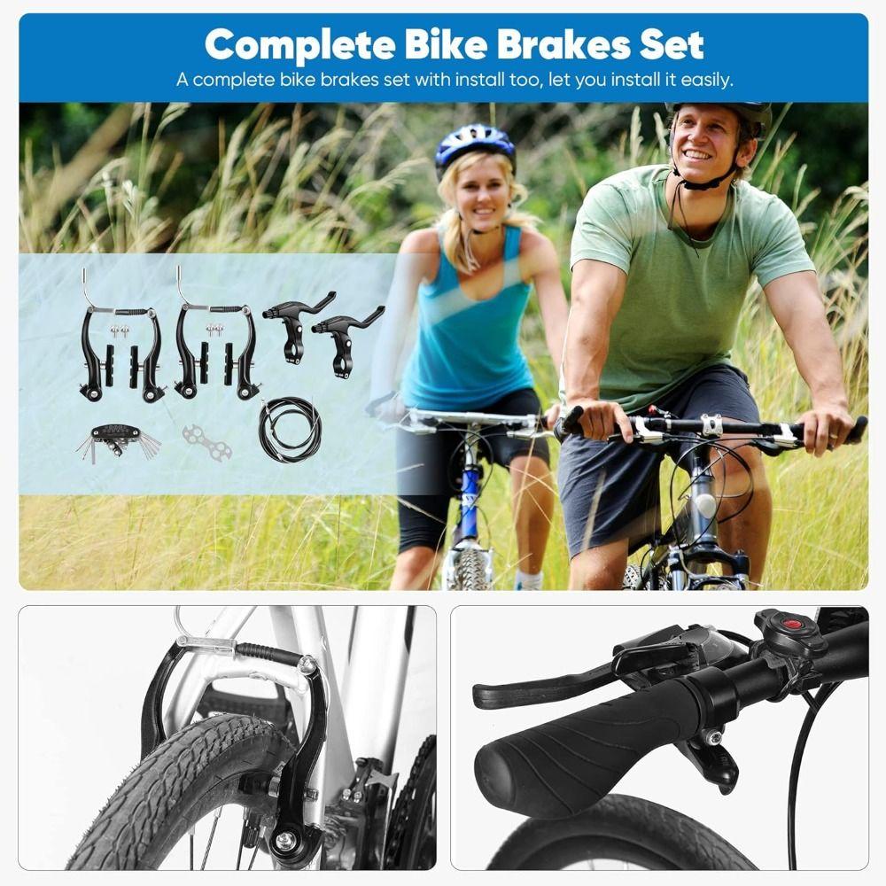 Front and Rear V Brake Set Caliper Style Aluminium Alloy Brake Set NEW Rim Brake Set  BMX