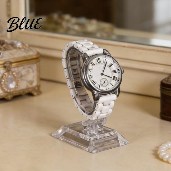 Shop Counter Watch Holder Clear Display Stand Acrylic C Shape