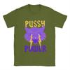 Casual T-Shirt Beach Pussy Power  Trendy Cool T-Shirts  Funny Cotton Tee Shirt for Men Aesthetic Printed Short Sleeve Top Tees