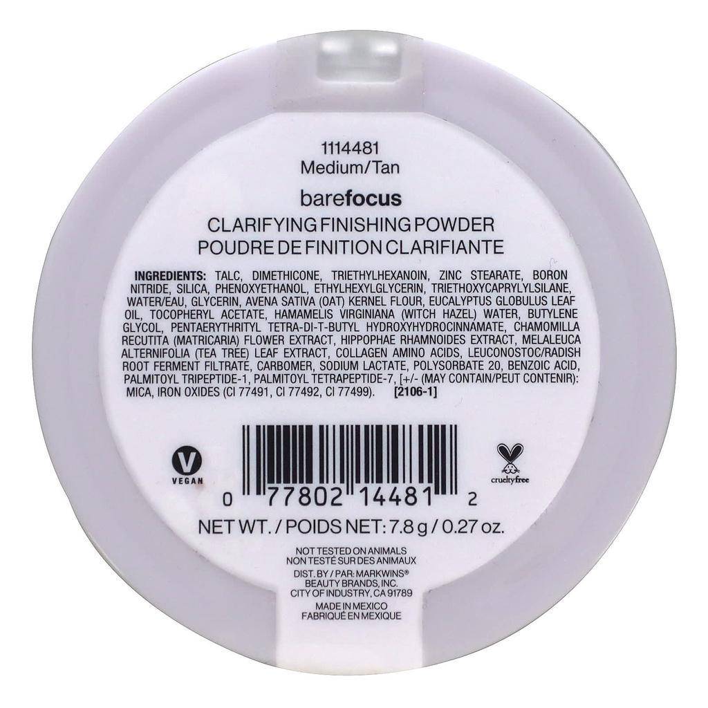 Wet N Wild Barefocus, Clarifying Finishing Powder, Medium/tan, 7.8 G (0.27 Oz)