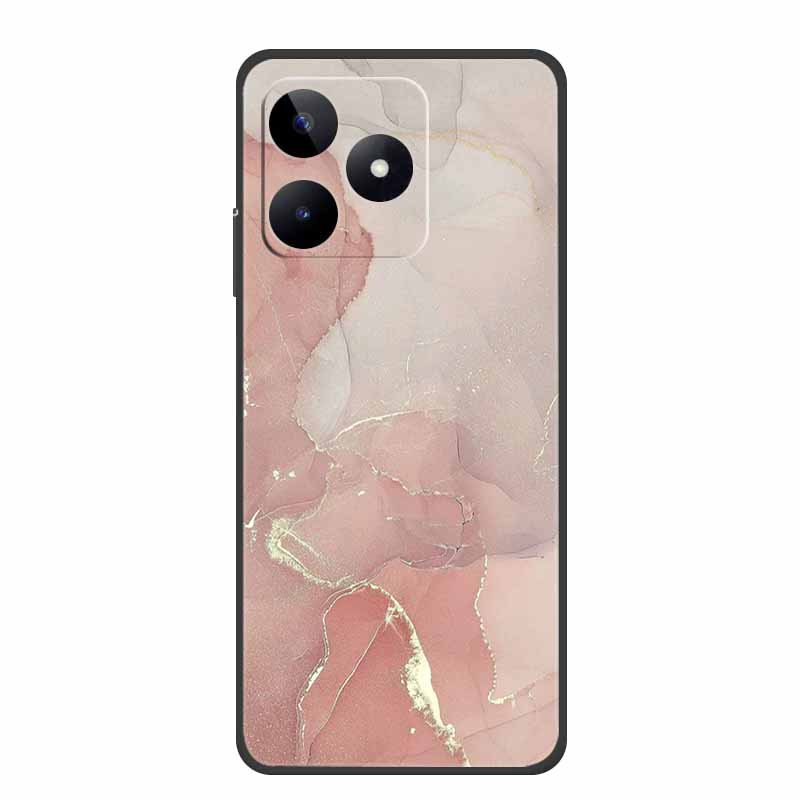 For Realme C53 Case Fashion TPU Silicone Soft Case for OPPO Realme C53 C 53 Realme N53 N 53 Original Protective New Cover Marble