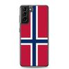 Телефонный чехол - Samsung - Galaxy S21 Ultra - Drapeau de la Norvège - Souple - Multicolore