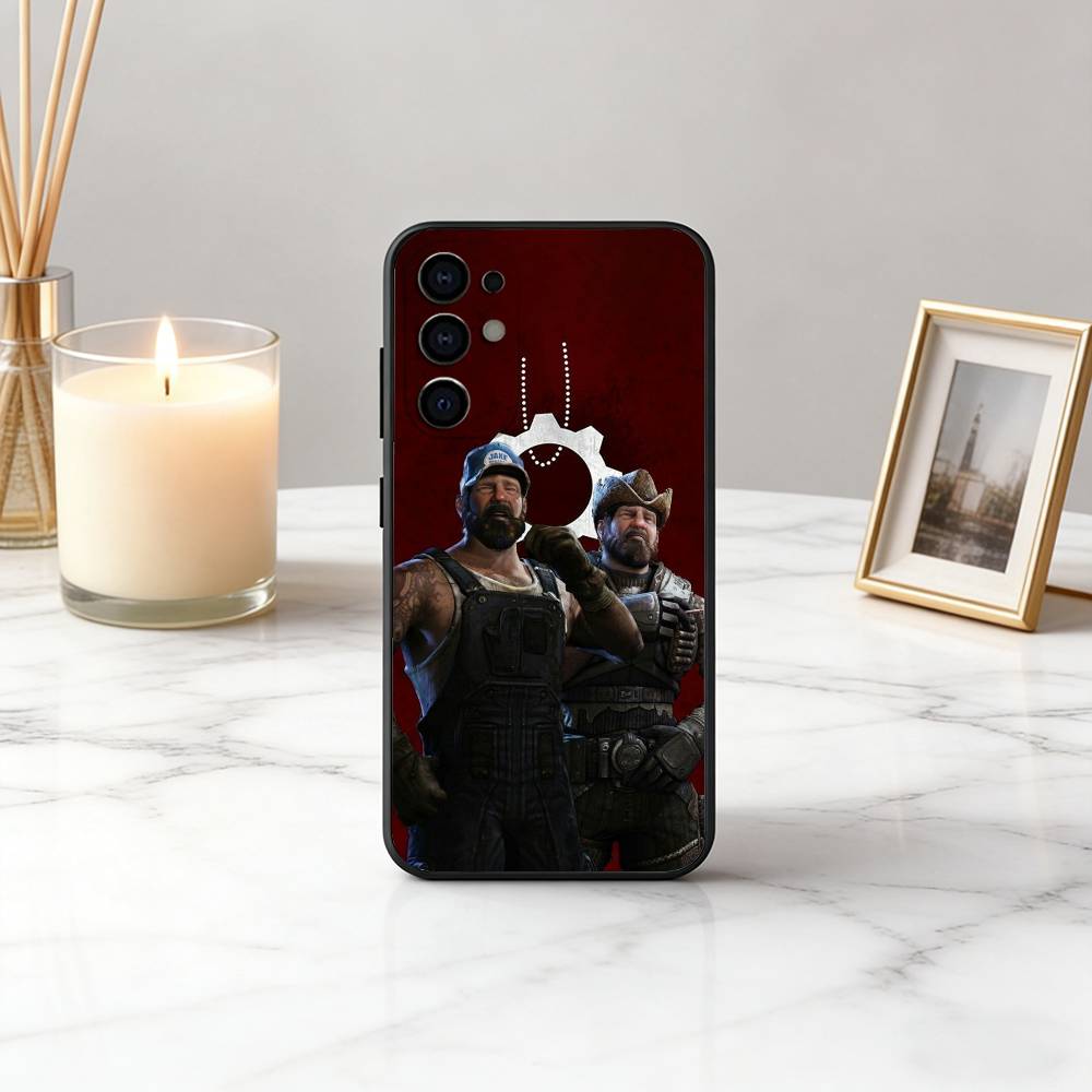 Чехол для телефона G-Gears Of W-War-es для Samsung S25, S24, S21, S22, S23, S30, Ultra, S20, Plus, Fe, Мягкий силиконовый черный чехол