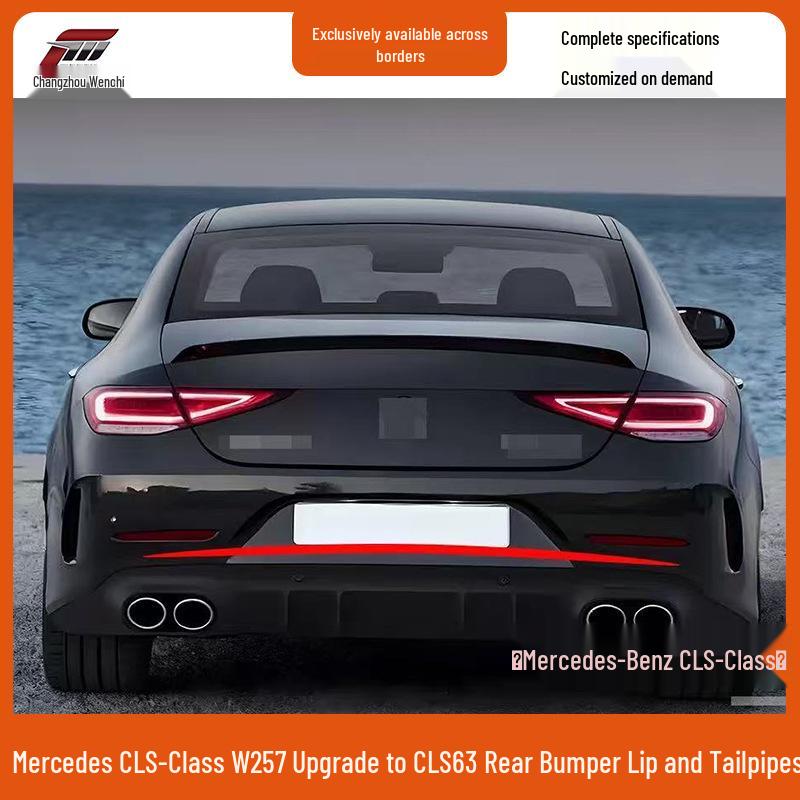 AMG CLS53/63 Rear Lip Tailpipe Diffuser Kit for 2018+ Mercedes-Benz CLS-Class W257