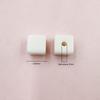 Making 20Pcs Material Creative Square Acrylic Fashion for Bracelets Earrings DIY Jewely Accessories Loose Beads Jelly Color About 13mm