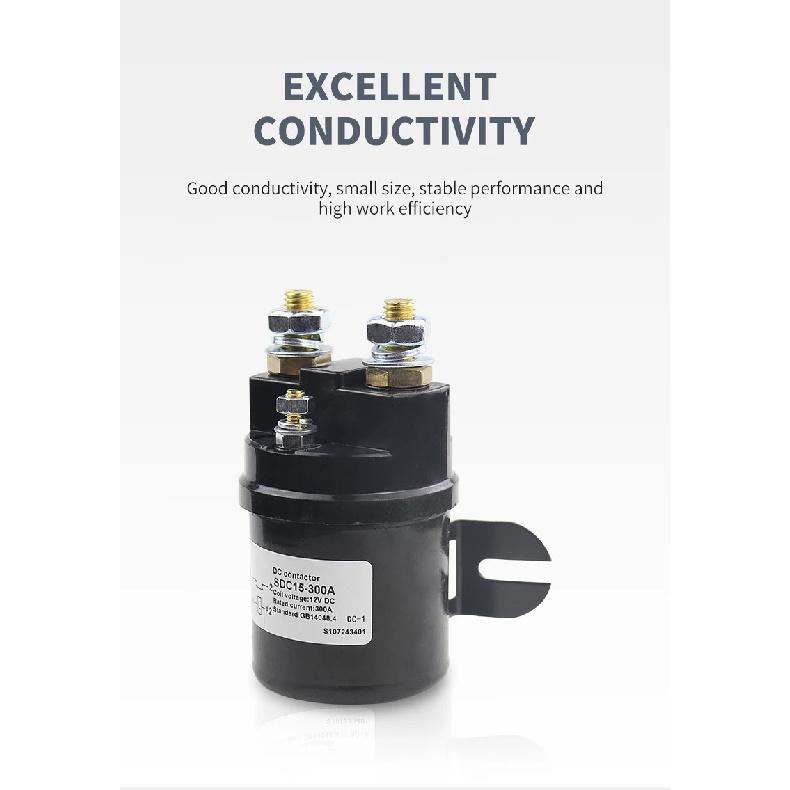 DC Contactor SDC15 100A 200A 300A Starter Power Relay 6/12/24/36/48/60/72/84/120V for Car Electric Forklift Trucks