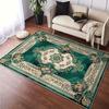 Modern Blue Pink and Green Bohemian Rug Washable NonSlip Soft Living Room Bedroom Dining Area Pet Friendly Carpet Home Floor Mat