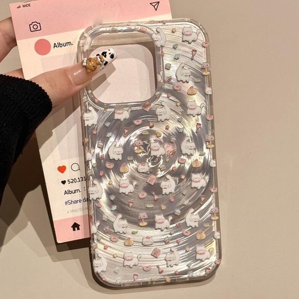 Чехол для телефона iPhone 11 13 16 ProMax Чехол для iPhone 14 15 ProMax 12 13 ProMax 13 Pro 14 Pro Swirl Чехол для телефона Модный и универсальный мультяшный милый
