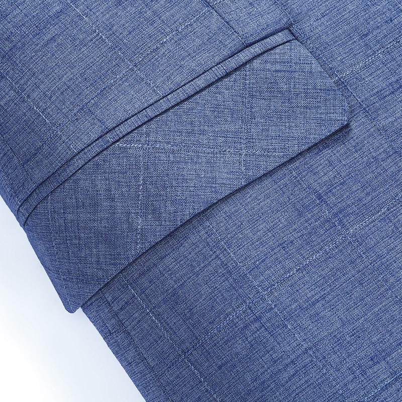 Костюм мужской клетчатый костюм весна-осень корейская версия облегающий маленький костюм