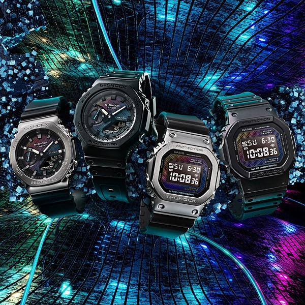 Casio Мужские часы G-SHOCK DW-5600RW-1JF [G-SHOCK Brick Pattern Design] Square Watch Black Digital