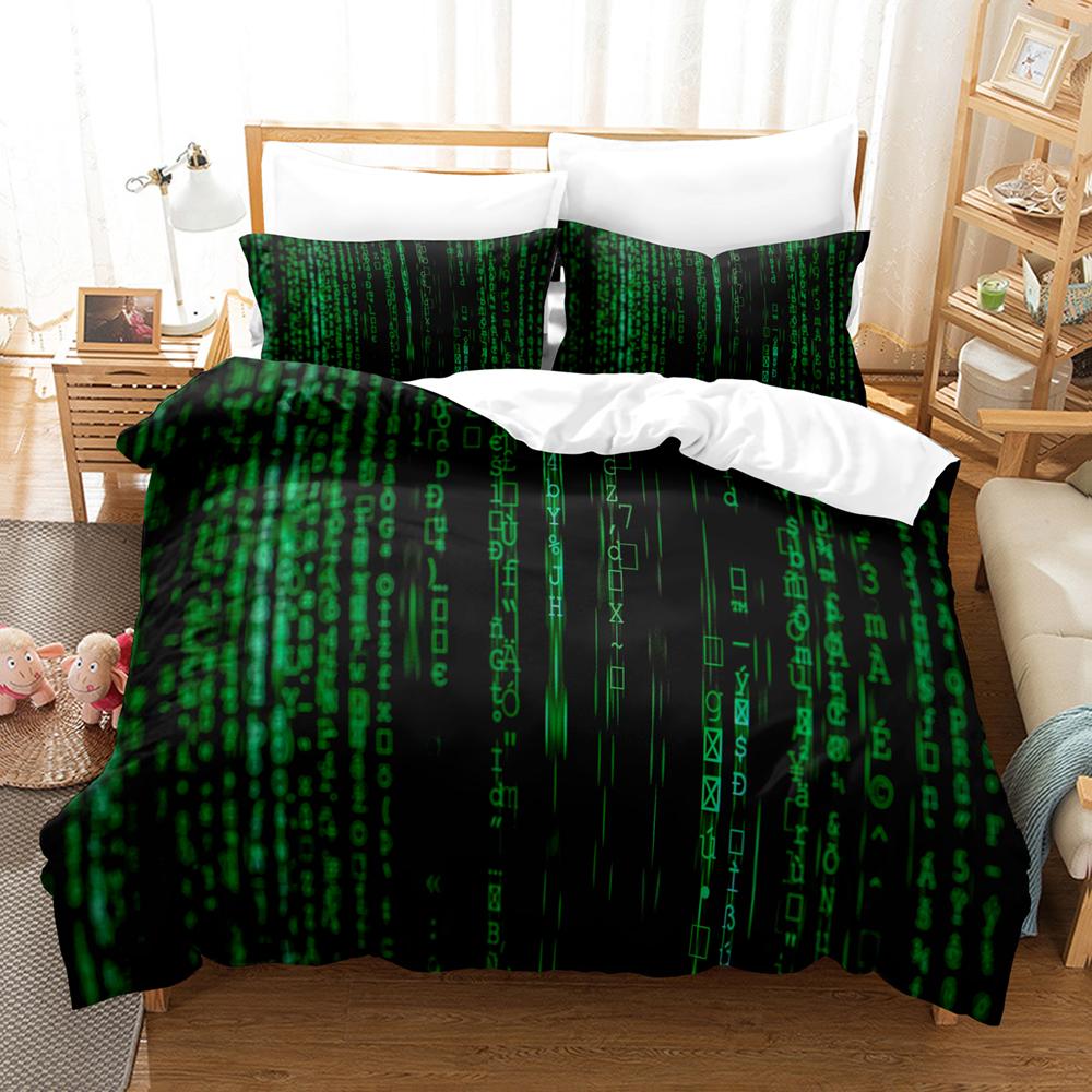 Vibrant Cozy 3D The Gradient Graphics Sets With Bedclothes Bed Polyester Twin Full Queen King Quilt