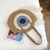 Round Women Handbag Handmade Shoulder Bag Bohemian Summer Beach Bags Woven Straw Bag Large Capacity Female Travel Tote