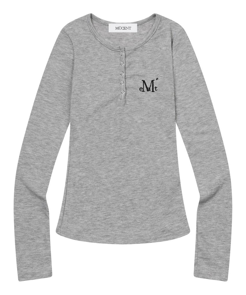 MUCENT Nello Snap Button Long Sleeve Tee (6 Colors)