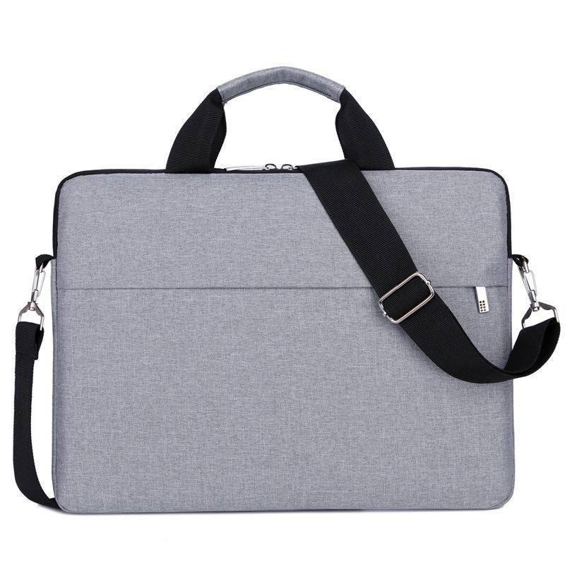 Ultra-thin Laptop & iPad Shoulder Bag, 14-15.6 Inch, Business Briefcase