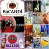 Ретро Металлическая Вывеска Bacardi Жестяная Вывеска Бренд Рома Табличка Винтажные Тарелки Настенный Декор Постер Бар Мужская Берлога Шэбби Шик Декор