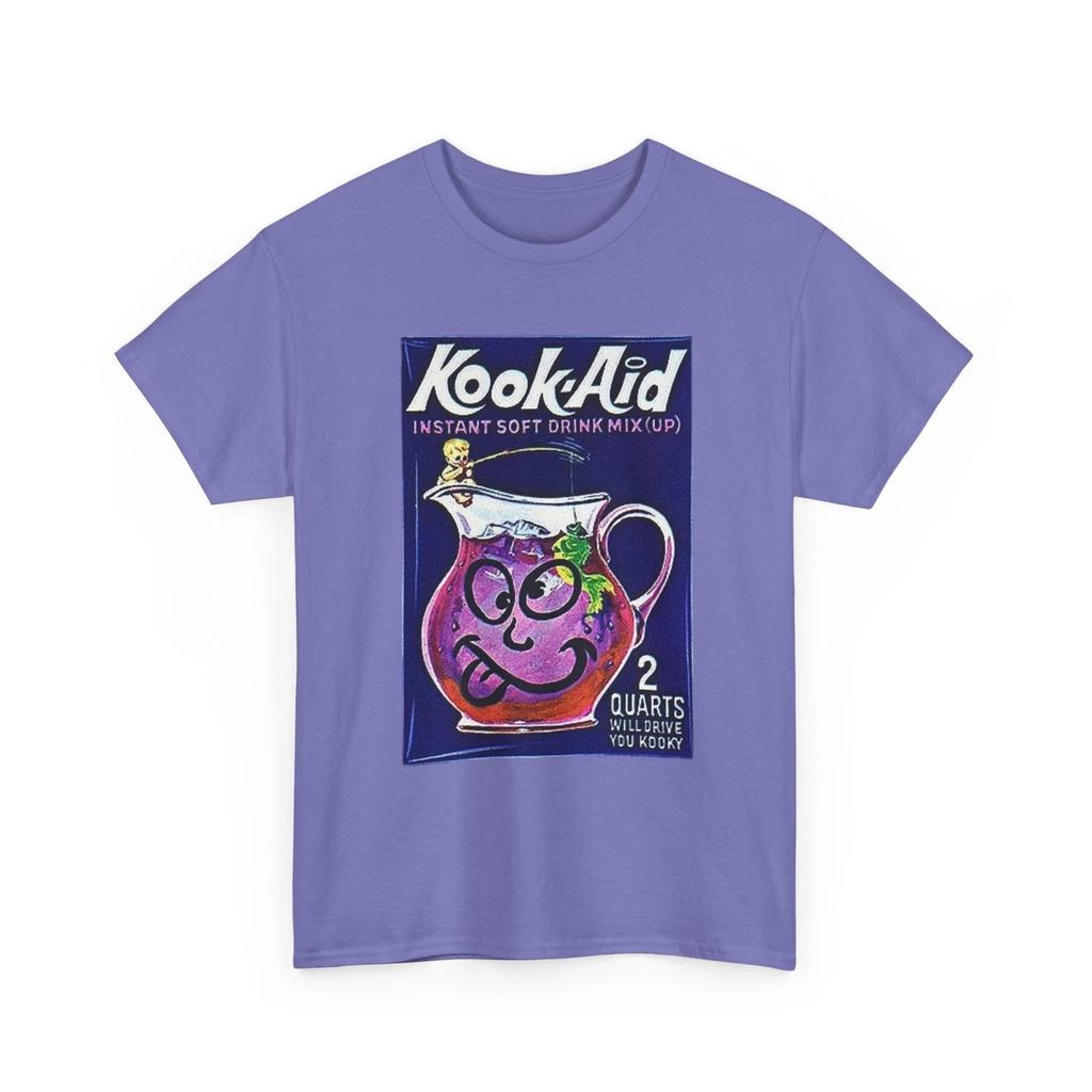 Футболка с принтом Wacky Packages Kook-Aid Drink Mix Забавная пародия на Kool-Aid