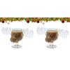 240ml 8oz Elk Wine Glass Cocktail Juice Cup Reindeer Mug Wine Beer Water Milk Whiskey Glasses Drinkware Shot Cups Christmas Gift