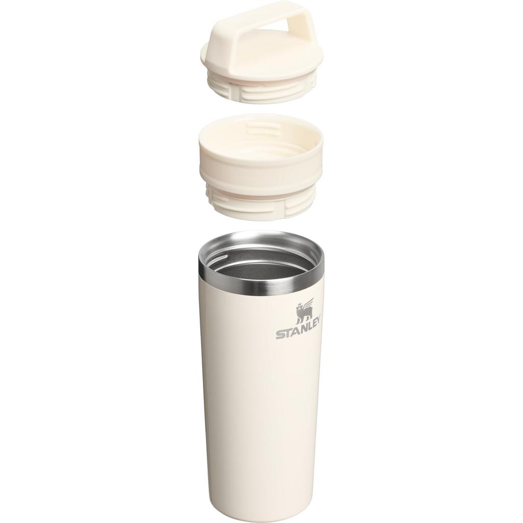 Stanley 1913 Cafe To Go Travel Vacuum Insulated Cream 16oz Mug, Gloss, 0.47L