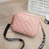 Butterfly Diamond Square Bag for Women Leather Shoulder Crossbody Bags Casual Messenger Bag