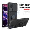 Противоударный чехол-подставка с кольцом для Realme 8 Pro, защитный чехол для камеры Push Pull для OPPO Reno 6 Z 5G, чехол Realme 8 5G 8i C21Y