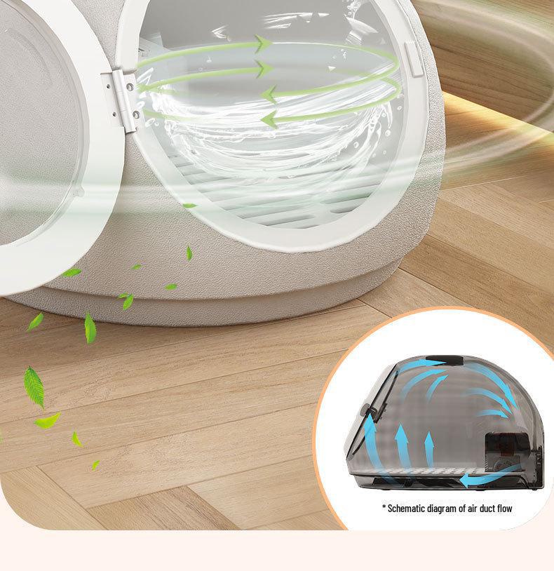 Бесшумная сушилка для домашних животных: Автоматическая стерилизация и сушка для мелких кошек и собак