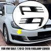 Для Volkswagen VW Аксессуары Golf 7 2013 2014 2015 2016 Передний бампер Сплиттер Canards Противотуманные фары Лампа Крышка Отделка
