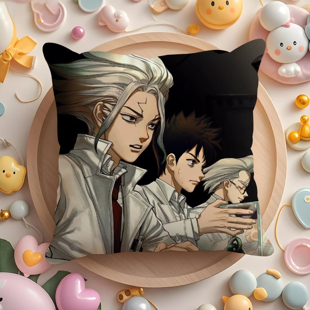 DDrstone Anime Cushion Cover Plush Fabric Soft DoubleSided Printed Sofa Warm Winter Home Gift Pillow Cover