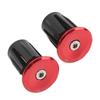 2pcs Handlebar Plug Aluminium Plastic Light Weight Bike Bar End Plug for Mountain Bikes Road Bikes