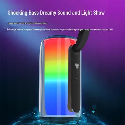 Настольный Bluetooth-динамик Newmine BT11 с подсветкой, штекер CN (адаптер в комплекте)