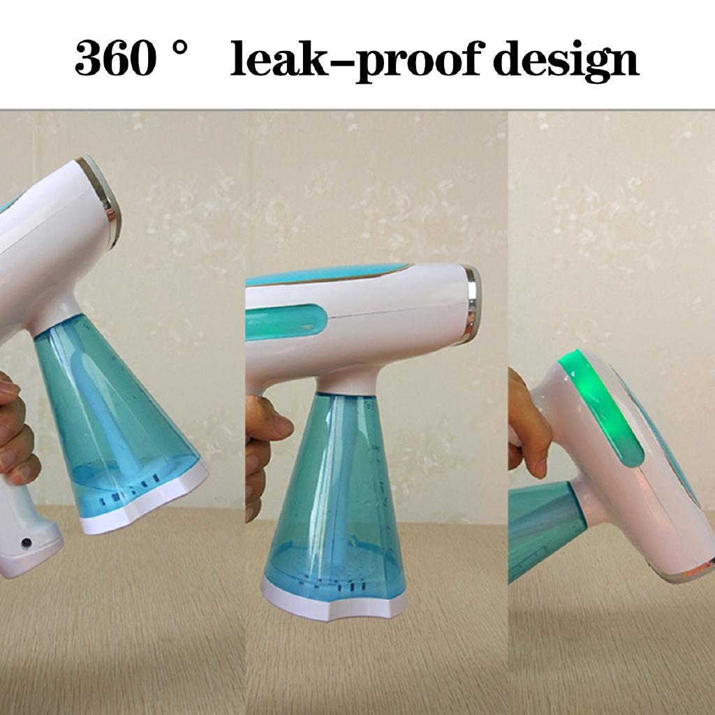Ручной отпариватель 1500 Вт, 3 режима регулировки, отпариватель для одежды, ручка для непрерывной подачи пара, складной, защита от сухого нагрева, 280 мл