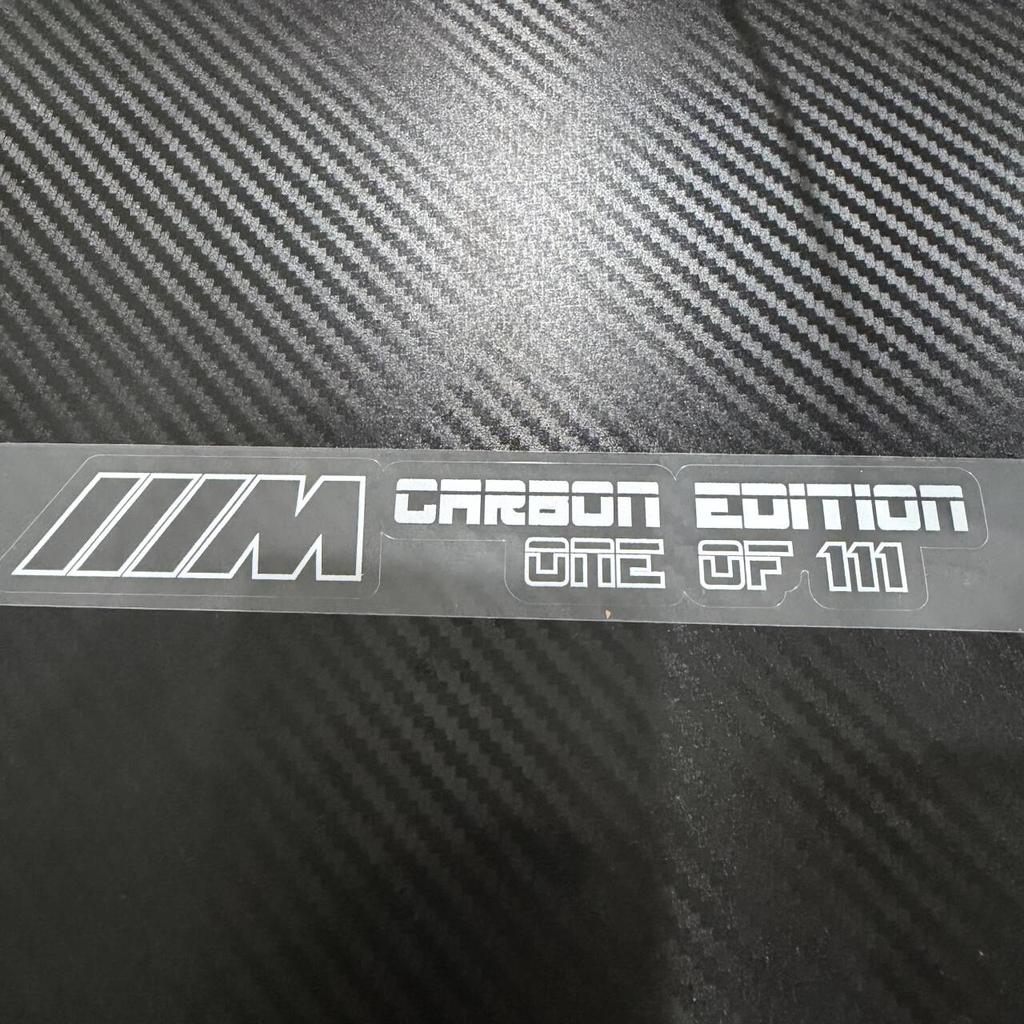 BBKU7 Для BMW M3 Колпачок Ограниченная Серия "111" e92 Наклейка Центральная Консоль Автомобильная Декоративная Наклейка