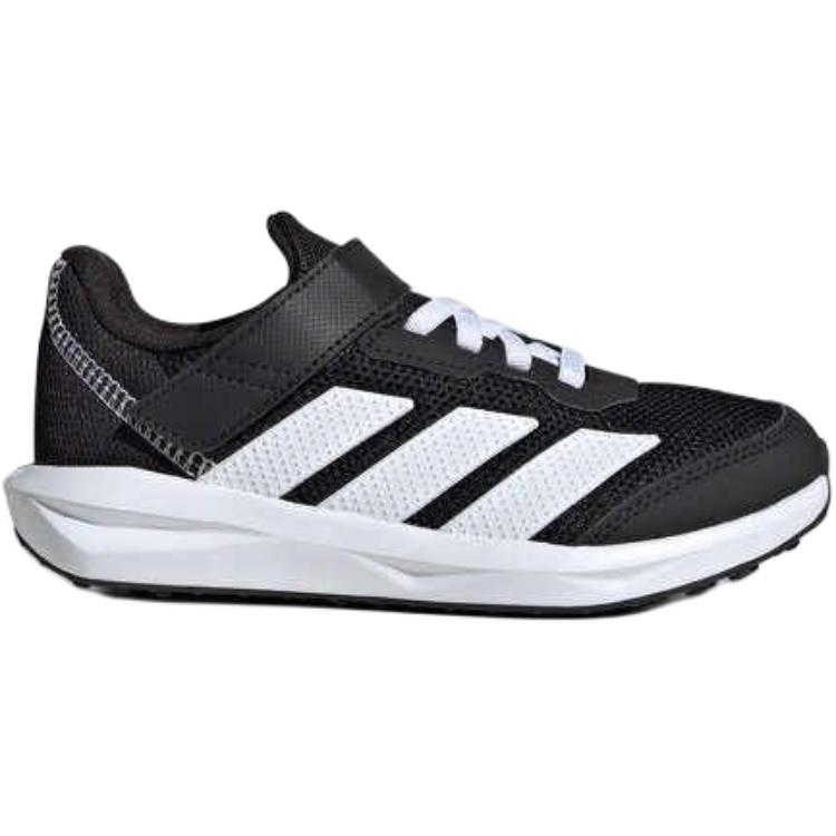 Adidas Faito Mesh Fabric EL Versatile Comfortable Durable Low-Top Casual Shoes Kids Sneakers Black White JQ9517
