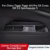 Для Chery Tiggo Tiggo 4/4 Pro 5X Cross DR 5.0 Sportequipe 5 Нижний ящик для хранения в центральной консоли Силиконовый органайзер Аксессуары