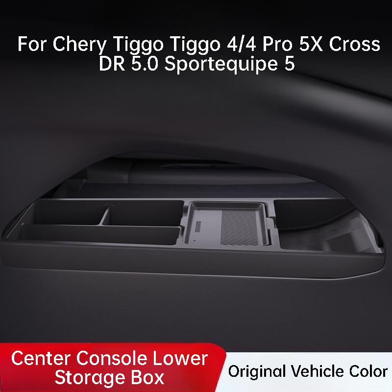 Для Chery Tiggo Tiggo 4/4 Pro 5X Cross DR 5.0 Sportequipe 5 Нижний ящик для хранения в центральной консоли Силиконовый органайзер Аксессуары