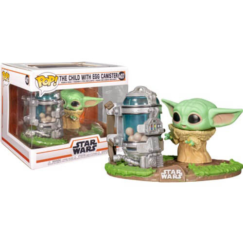 Мандалорский ребенок с яичной канистрой Pop! Делюкс